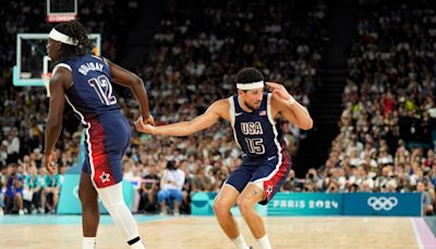 What channel is USA basketball vs Serbia in 2024 Paris Olympics? What time does game start