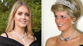 Lady Kitty Spencer's ball gown is just like Princess Diana's opera moment