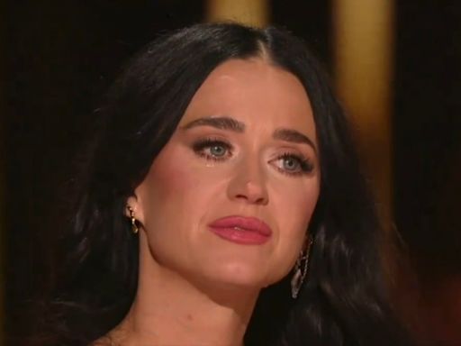 Katy Perry cries as she leaves American Idol after seven seasons