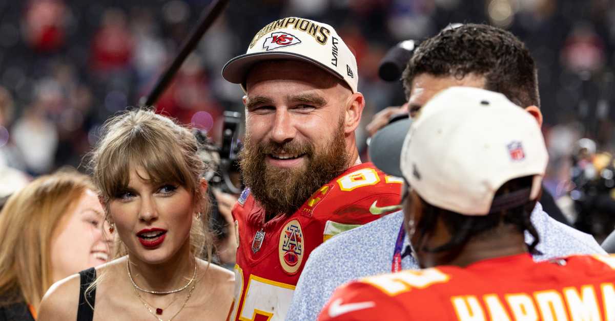 Chiefs Kicker Harrison Butker's Comments About Taylor Swift and Travis Kelce Romance Seen in New Light After Grad Speech