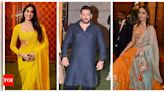 Salman Khan, Janhvi Kapoor, Manushi Chhillar and others grace the star-studded haldi ceremony of Anant Ambani and Radhika Merchant - See photos | - Times of India