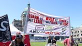 Vancouver encampment residents venture to Victoria legislature to be heard