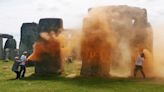 Orange protest paint on Stonehenge removed as summer solstice celebrations to begin