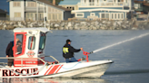A rescue boat at a local marina can’t deploy at low tide; fire officials are sounding the alarm