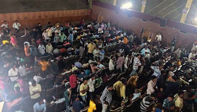 Fans vandalise theatre over delay in screening Devara movie in Kothagudem