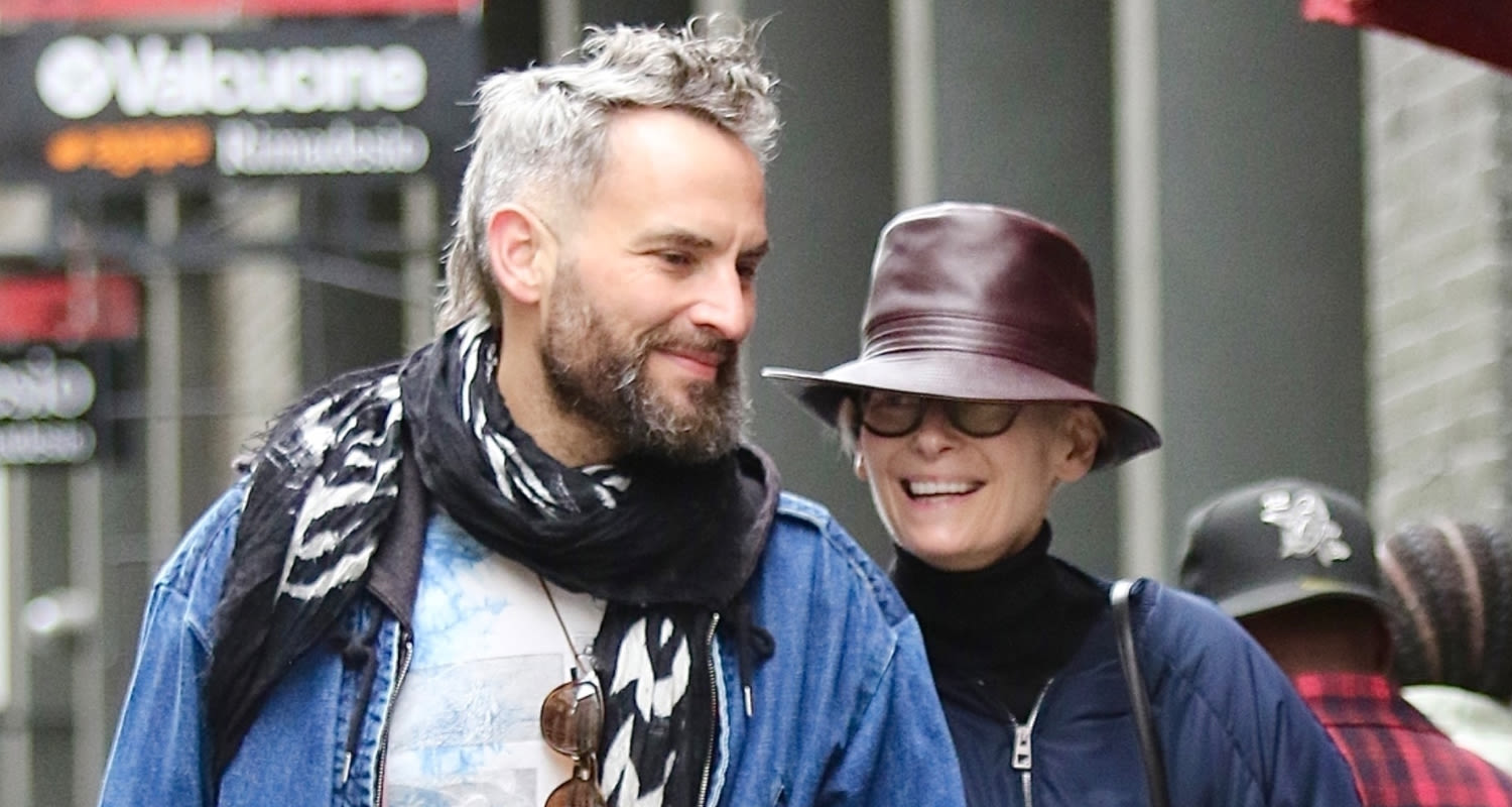 Tilda Swinton Enjoys Rare Day Out with Longtime Boyfriend Sandro Kopp