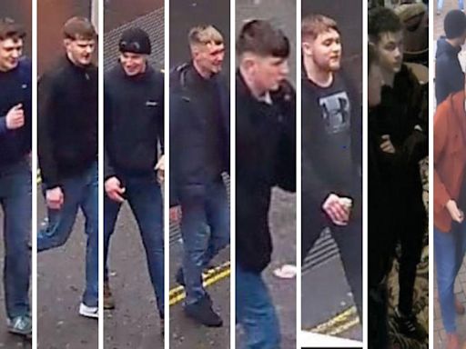 Police on hunt for eight men who may be football fans after life-changing attack