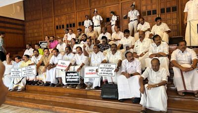 Kerala Assembly: UDF disrupts proceedings over ‘remission’ of convicts in T.P. Chandrasekharan murder case