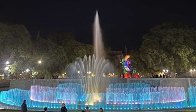 La fuente de aguas danzantes de la plaza Independencia estará en mantenimiento tres días | Sociedad