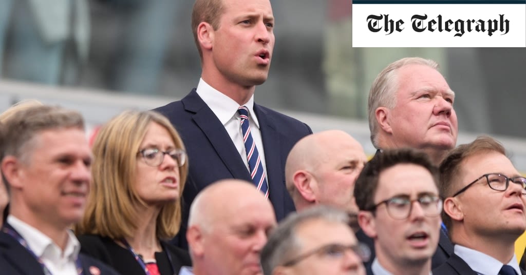 Prince William to cheer on England in their Euro 2024 quarter-final against Switzerland