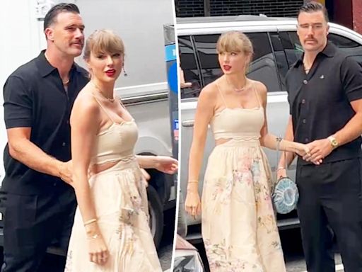 Travis Kelce and Taylor Swift pack on the PDA during Electric Lady Studios date in New York