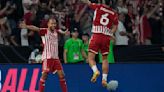 Olympiakos beats Fiorentina 1-0 after extra time to win the Europa Conference League