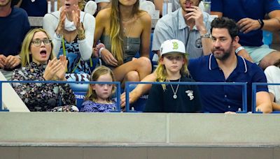 John Krasinski and Emily Blunt's Daughters Enjoy Rare Family Outing at US Open