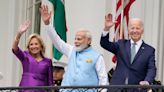 Human rights in the air, millet and mushrooms on the plates at the White House dinner for India