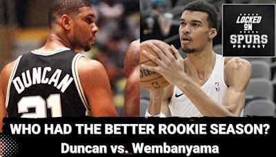 Who had the better rookie season: Spurs' Tim Duncan or Victor Wembanyama? | Locked On Spurs