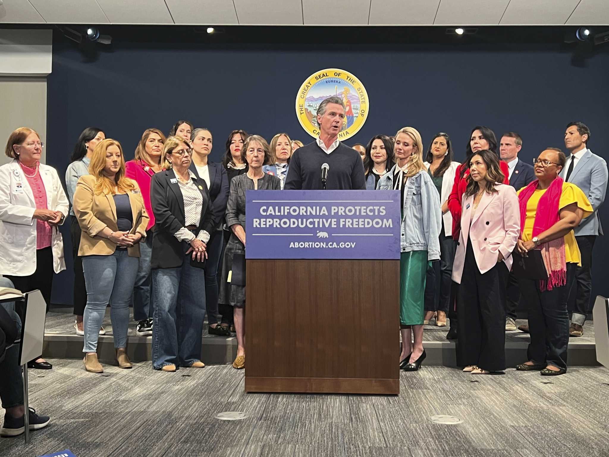 Gov. Gavin Newsom wants to let Arizona doctors provide abortions in California