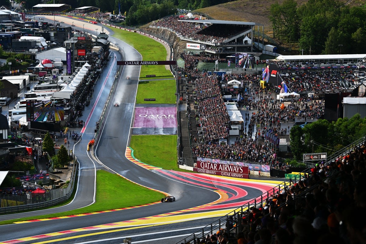 Belgian GP 2024 F1 weather forecast: Rain expected at Spa-Francorchamps