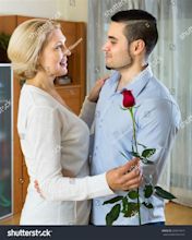 Handsome Young Man Mature Woman Slowly Stock Photo 269410415 | Shutterstock