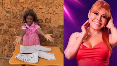 Niños ugandeses imitan a Magaly Medina y provocan la reacción de la conductora de televisión