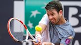 Cameron Norrie hits Novak Djokovic with smash but is well beaten in Rome