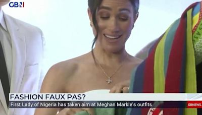 Angela Levin rages at Meghan Markle's 'appalling' fashion choices in Nigeria