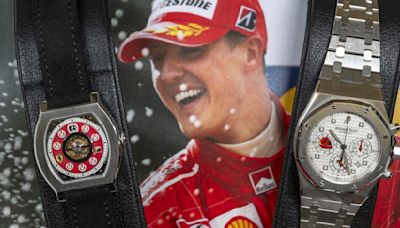 Ocho relojes propiedad del gran Michael Schumacher de la F1 salen a subasta