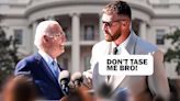 Chiefs' Travis Kelce reveals why he was threatened with taser at White House