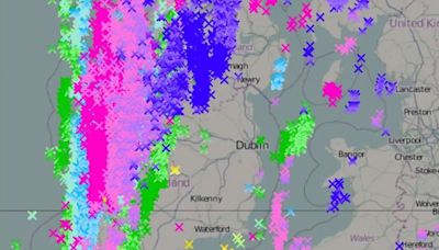 Met Eireann say temps to soar to 23C after lightening and rain battered Ireland