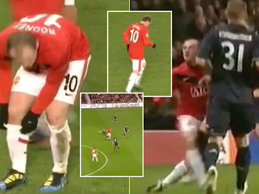 Footage of Wayne Rooney resurfaces after controversial comments about 'injured' Man Utd players