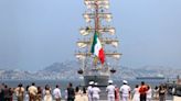Buque escuela de la Armada mexicana zarpa a 10 países con récord de tripulación femenina