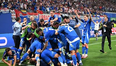 Dramatic scenes as Italy strike with last kick of the game to crush Croatia hopes