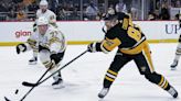 Brad Marchand caps Bruins’ four-goal second period in 6-4 win over Penguins