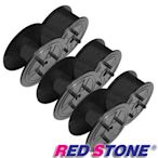 RED STONE for 黑色圓盤 收銀機/記錄器 色帶(1組3入)