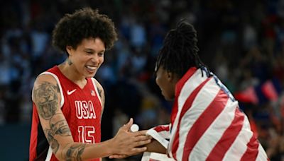 Griner overcome with emotion after gaining Olympic gold