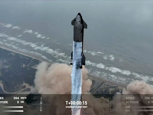 SpaceX星艦「極端高溫試煉」影像超震撼 4度試射終成功 - 國際