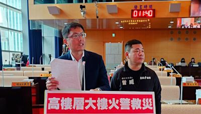 高樓火警救災引關注 中市消防局：消防設備未合格申報優先複查