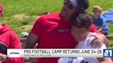 19th annual Pro Football Camp to bring in more pros than ever before