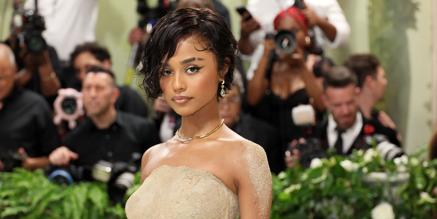 Tyla's 2024 Met Gala dress is basically a cast of her body made entirely of sand