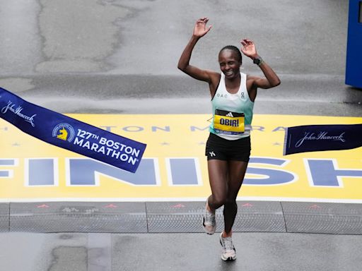 Women's Olympic marathon in Paris records a 1st by running last instead of the men's race