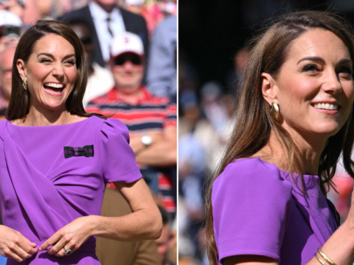 Kate Middleton all smiles as she takes in Wimbledon’s final match - National | Globalnews.ca