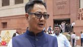 Opposition is misleading the people: Union Minister Kiren Rijiju on Budget - The Economic Times