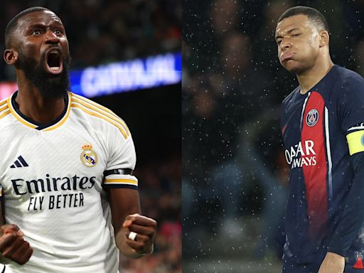 'We'll beat him' - Antonio Rudiger vows to 'smash' Kylian Mbappe if Real Madrid meet PSG in Champions League final as he weighs in on potential summer transfer for World...