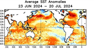 Nuevos mapas y gráficos de la NOAA, muestran el avance del fenómeno de La Niña - La Tercera