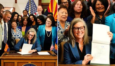Arizona Gov. Katie Hobbs signs 1864 abortion ban repeal