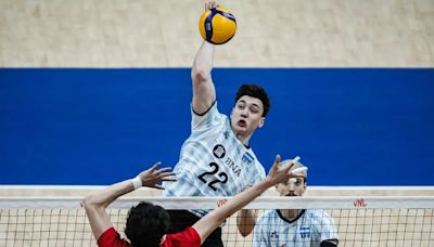 Dónde ver Argentina vs. Alemania en vivo por la Nations League de vóley 2024: día, hora y TV