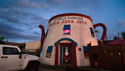 This coffeepot-shaped karaoke bar is a living piece of Tacoma history. Look inside