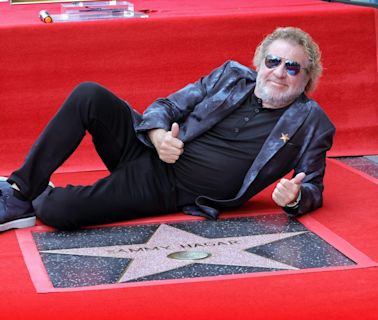 Sammy Hagar gets star on Hollywood Walk of Fame