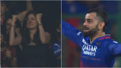 Virat Kohli fights hard to hold back tears, Anushka Sharma overcome with emotions as RCB defy odds to reach IPL playoffs
