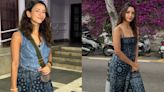 Triptii Dimri shows us how to style same maxi dress in two stunning ways, from holiday to family outing
