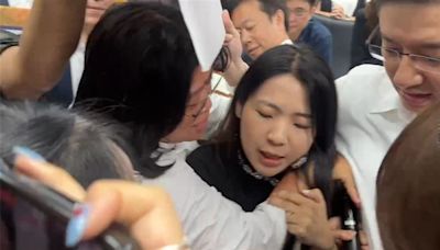 綠委張宏陸搶議事錄！王美惠手錶被徐巧芯扯掉「爆發激烈衝突」